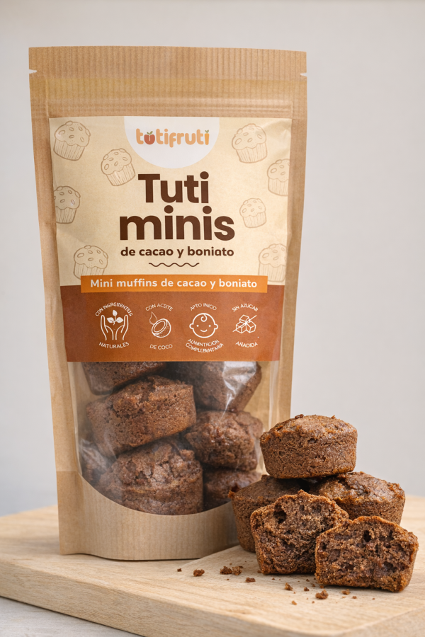 Tuti MINIS de cacao y boniato